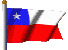 Bandera de Chile.
